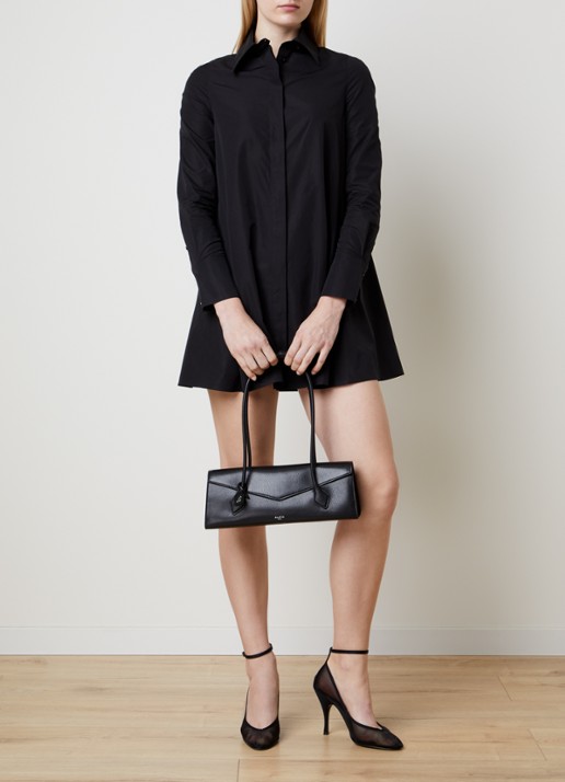 Alaïa Mini blousejurk - voorkant 2 zwart