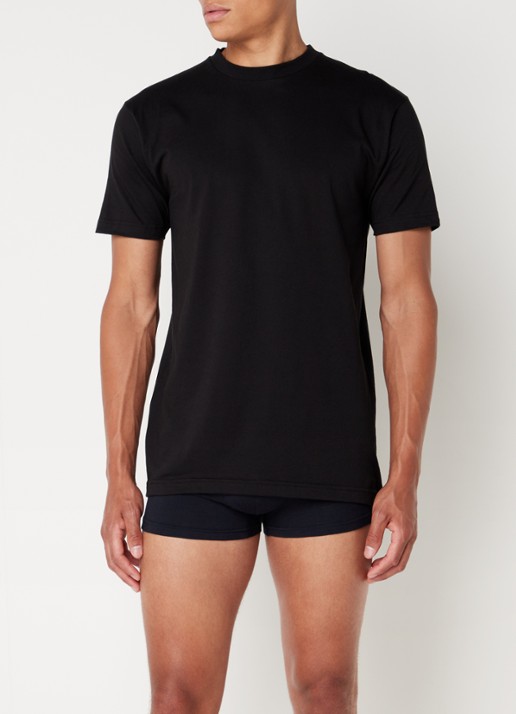 Alan Red Virgina T-shirt met ronde hals in 2-pack - voorkant 3 zwart