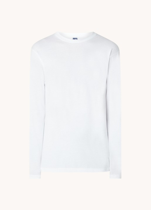 Alan Red Virginia longsleeve met ronde hals in 2-pack - voorkant 2 wit