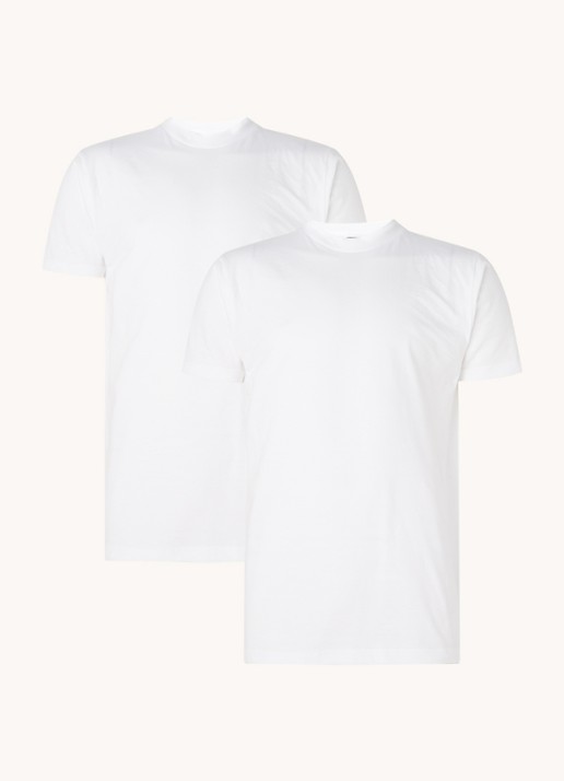 Alan Red Virginia T-shirt met ronde hals in 2-pack - voorkant 2 wit