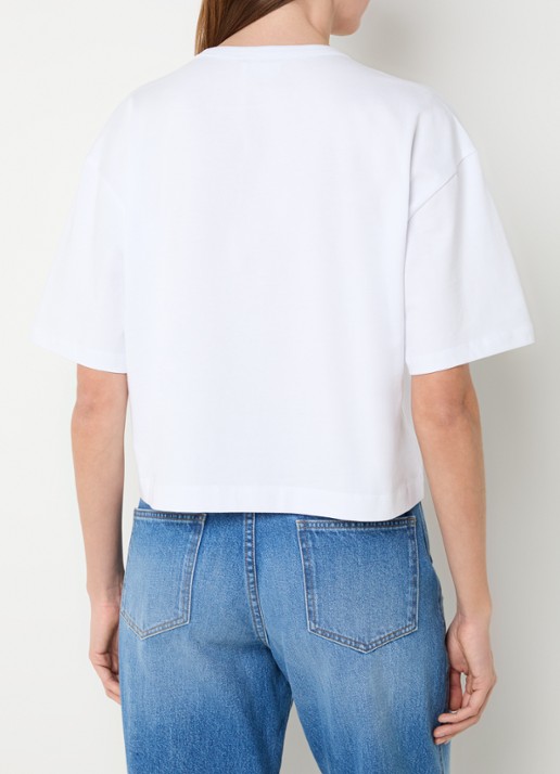 alchemist Ashley T-shirt met borstzak - achterkant wit
