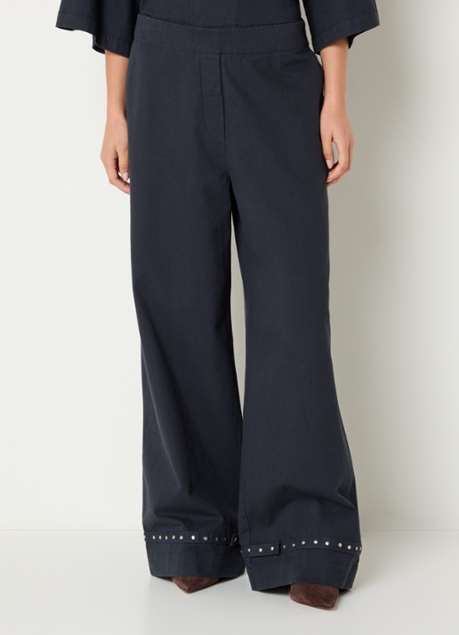alchemist High waist wide fit palazzo broek van denim