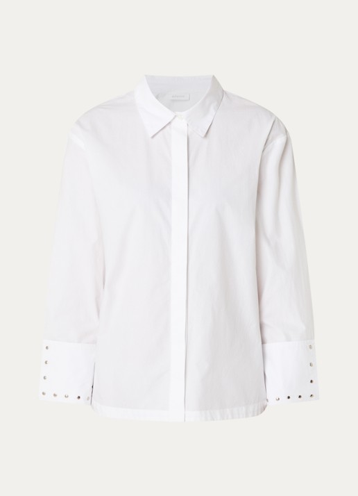 alchemist Isabel blouse met studs - voorkant 2 wit