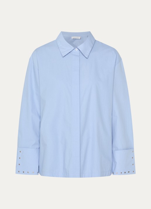 alchemist Isabel blouse met studs - voorkant blauwgrijs