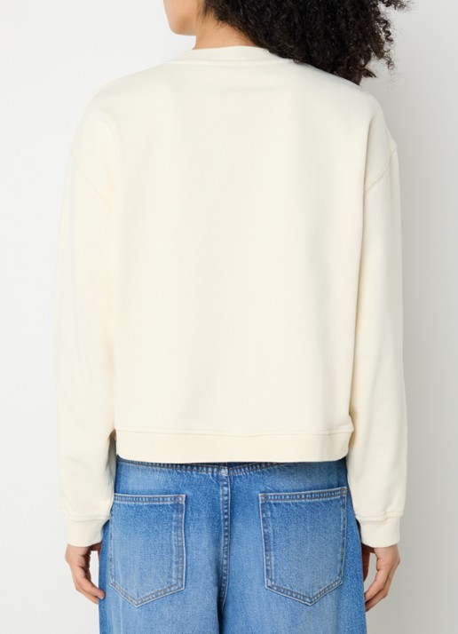 alchemist Isla sweater met print - achterkant 2 lichtgeel