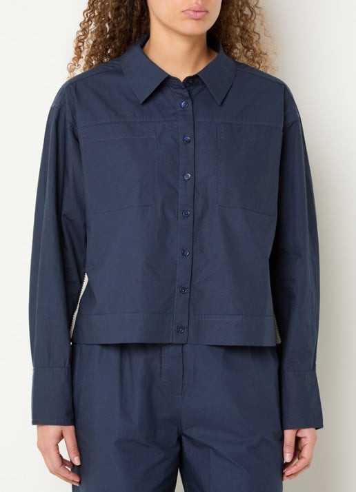 alchemist Loes blouse met borstzakken