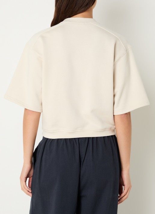 alchemist Ray sweater met ronde hals - achterkant 3 vanillegeel