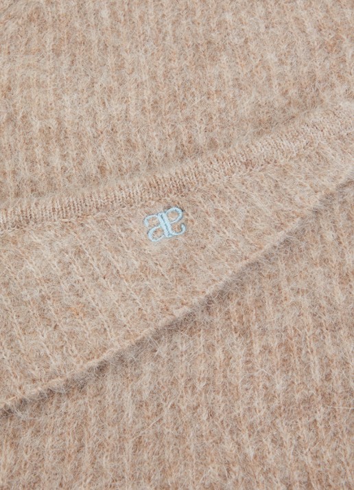 alchemist Sjaal met capuchon - detail 2 beige