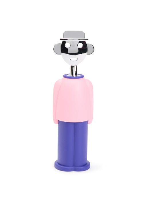Alessi Alessandro M kurkentrekker - voorkant roze