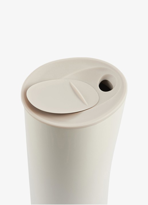 Alessi Buri thermosbeker 33 cl - detail creme