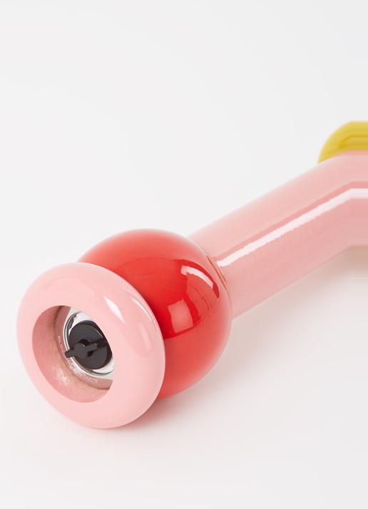 Alessi Castor zout-, peper- en kruidenmolen 23 cm - detail roze
