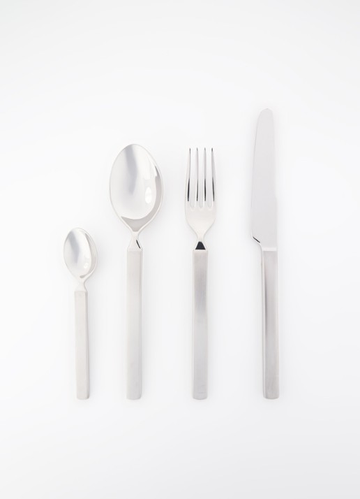 Alessi Dry bestekset 24-delig - voorkant 2 zilver