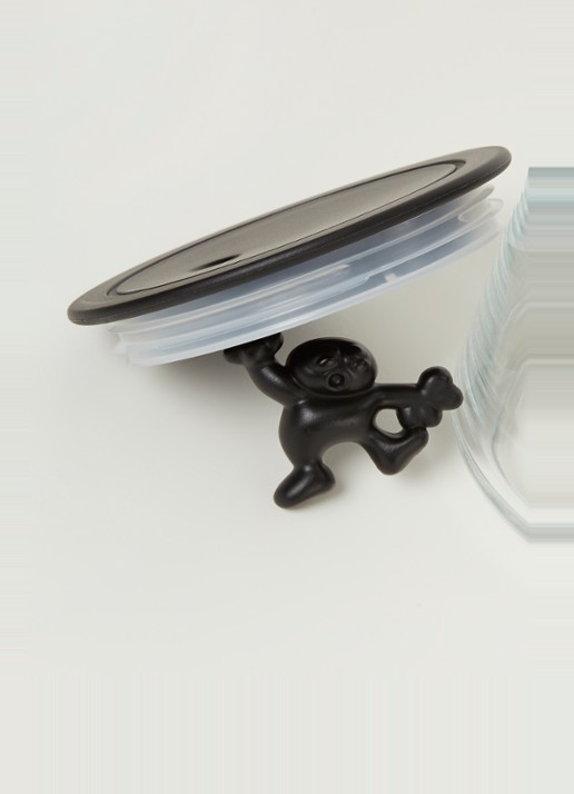 Alessi Gianni voorraadpot - detail transparant