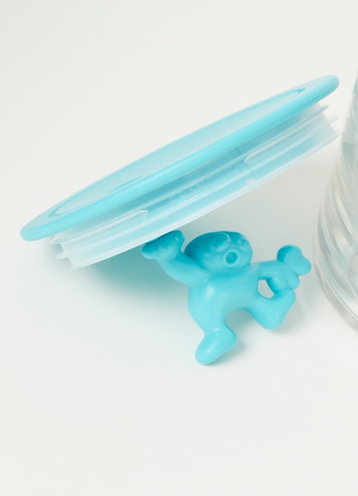 Alessi Gianni voorraadpot - detail 3 turquoise