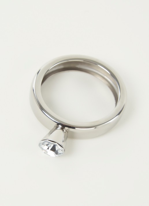 Alessi Noè druppelstop ring - detail 3 zilver