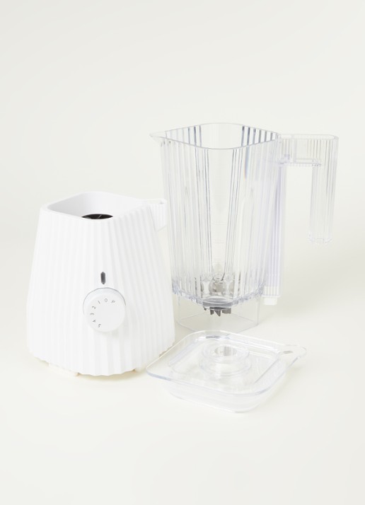 Alessi Plissé blender 1,5 liter MDL09 - detail 3 wit