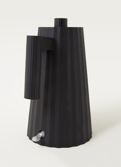 Alessi Plissé Waterkoker 1,7 liter MDL06 B - detail zwart