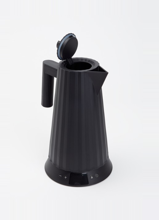 Alessi Plissé Waterkoker 1,7 liter MDL21 B - detail zwart