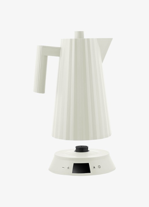 Alessi Plissé Waterkoker 1,7 liter MDL21 W - detail 2 wit