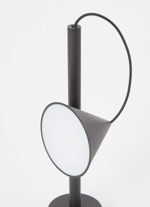 Alessi Tsumiki tafellamp 16,4 x 11 x 33,7 cm - detail 3 zwart