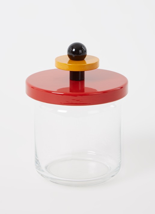 Alessi Values Barattolo voorraadpot 0,75 liter - voorkant 3 steenrood
