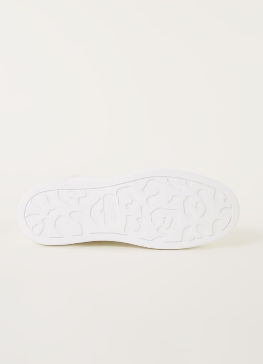 Alexander McQueen Deck Plimsoll sneaker van canvas met suède details - detail 7 gebroken wit