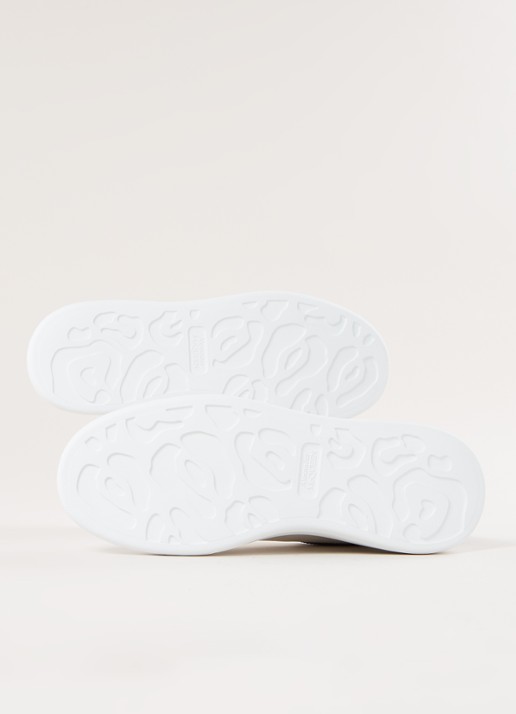 Alexander McQueen Oversized sneaker van kalfsleer - detail 5 wit