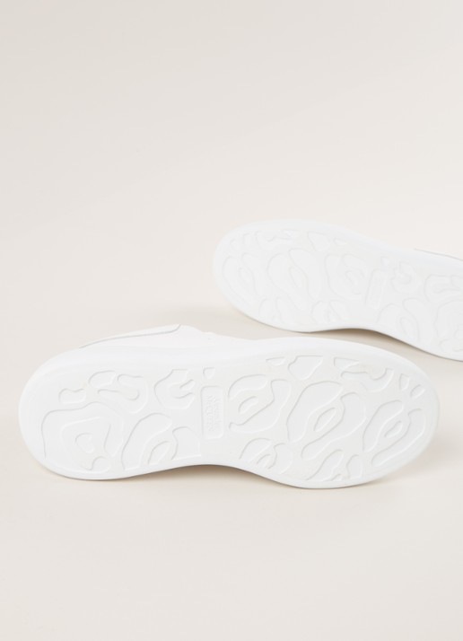 Alexander McQueen Oversized sneaker van kalfsleer - detail 3 wit
