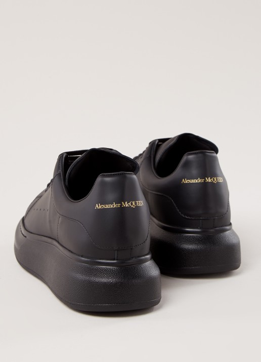 Alexander McQueen Oversized sneaker van kalfsleer - detail 6 zwart
