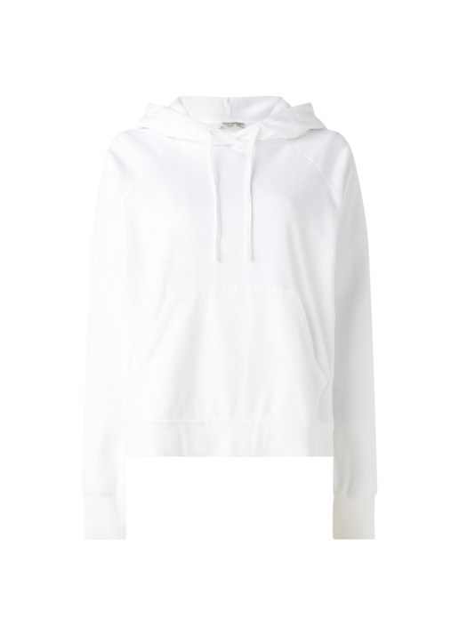 ALLSAINTS Talon hoodie met logoborduring en buidelzak - voorkant 2 wit