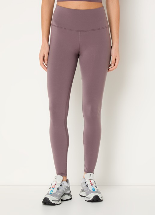 Alo Yoga High waist trainingslegging met logo - detail 2 bruin