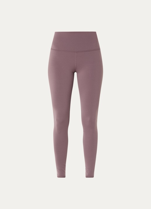 Alo Yoga High waist trainingslegging met logo - voorkant 4 bruin