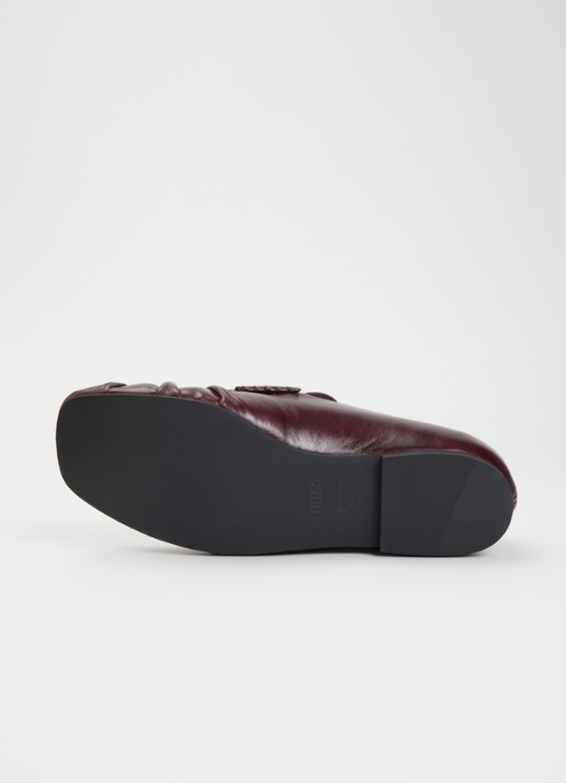 ALOHAS Aven loafer van leer - detail 3 bordeauxrood