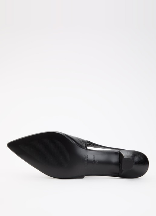 ALOHAS Eros slingback van leer - detail 4 zwart