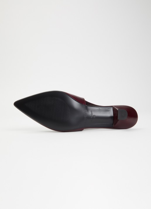 ALOHAS Eros slingback van leer - detail 3 bordeauxrood