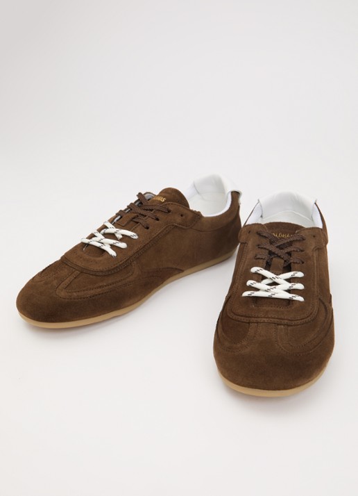 ALOHAS Tb.24 sneaker van suède - detail 3 chocoladebruin