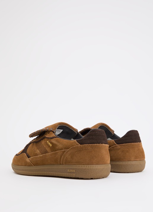 ALOHAS Tb.490 Club sneaker van suède - achterkant cognac