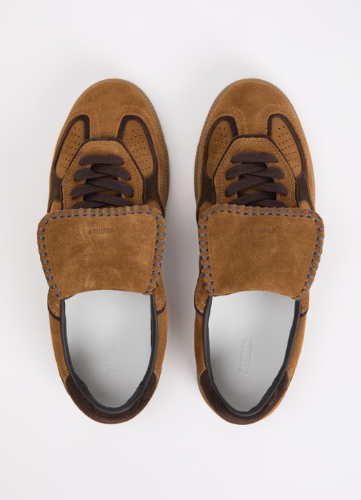 ALOHAS Tb.490 Club sneaker van suède - detail 3 cognac