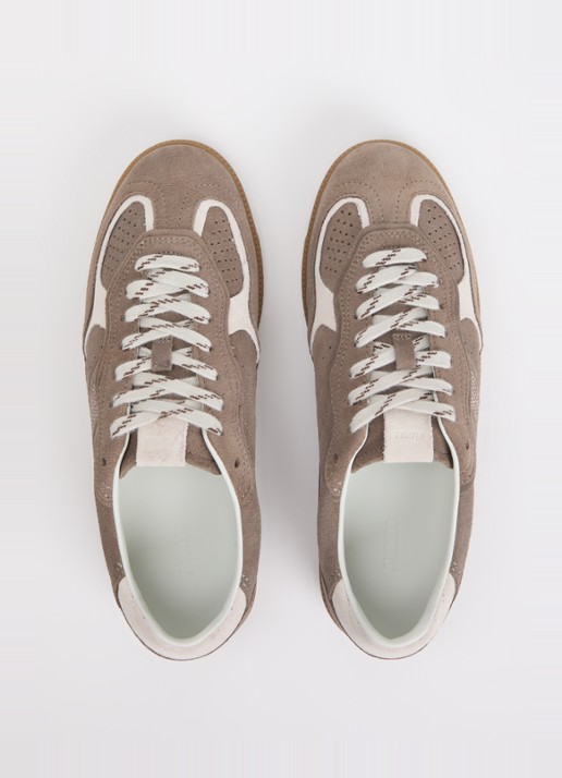 ALOHAS Tb.490 Rife sneaker van suède - detail 2 taupe