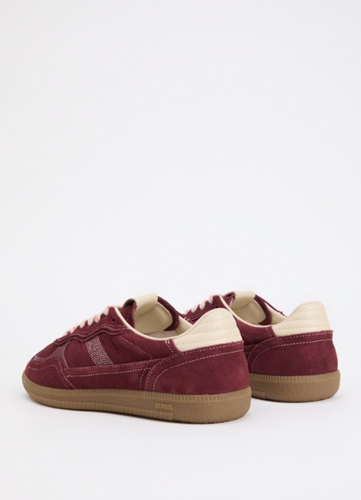 ALOHAS Tb.490 Rife sneaker van suède - achterkant bordeauxrood
