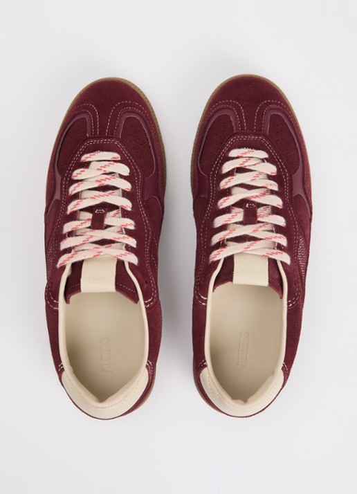 ALOHAS Tb.490 Rife sneaker van suède - detail 3 bordeauxrood