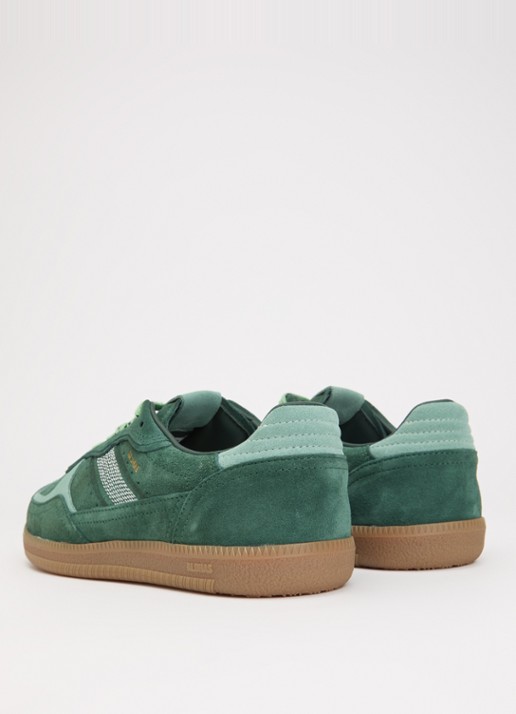 ALOHAS Tb.490 Rife sneaker van suède - achterkant donkergroen