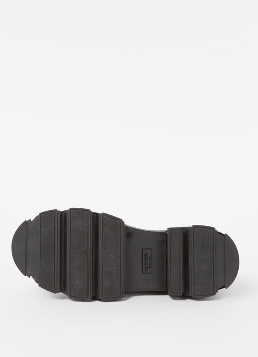 ALOHAS Trailblazer Chunky loafer van leer - detail 4 donkerbruin