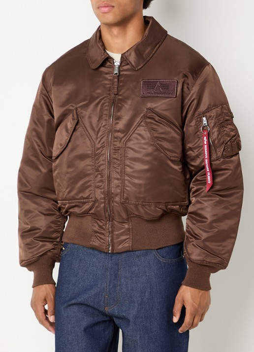 Alpha Industries CWU-45P Heritage gewatteerd bomberjack met opgestikte zakken