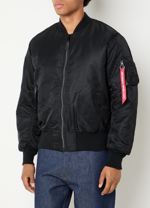 Alpha Industries MA-1 Heritage reversible gewatteerd bomberjack met klepzakken