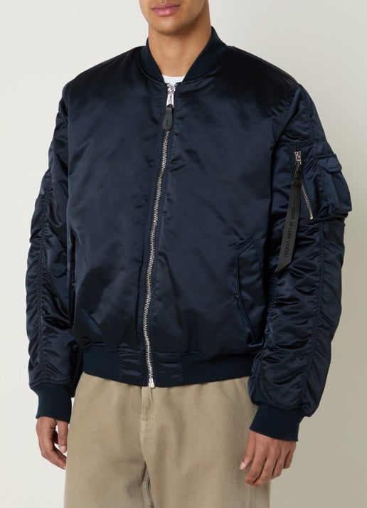 Alpha Industries MA-1 UV gewatteerd bomberjack met ruches