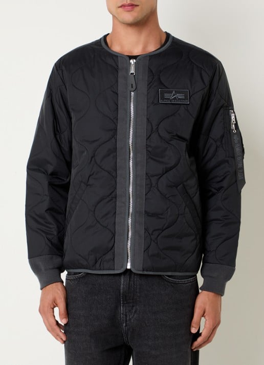 Alpha Industries Q-1 gewatteerd jack met steekzakken