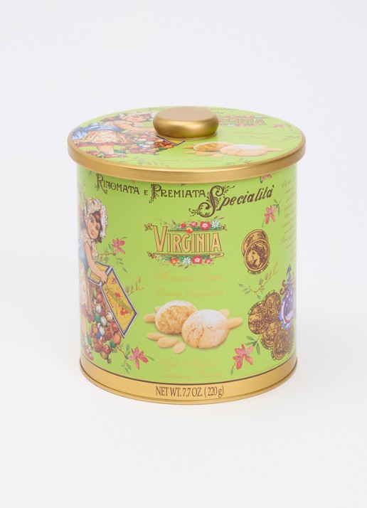 Amaretti Virginia Virginia Amaretti Classic koekjes in blik 220 gram - voorkant 2 undefined
