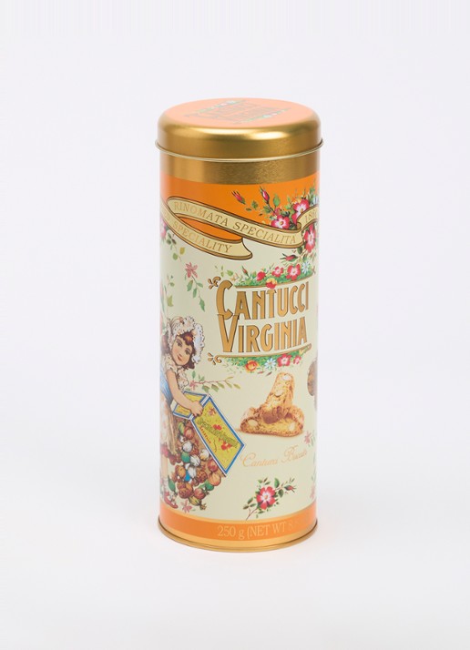 Amaretti Virginia Virginia Cantucci koekjes in blik 250 gram - voorkant 2 undefined
