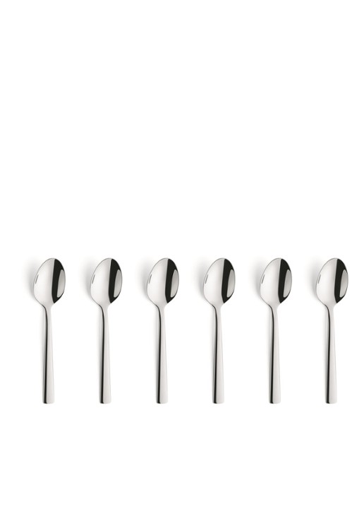 Amefa Moderno koffielepel set van 6